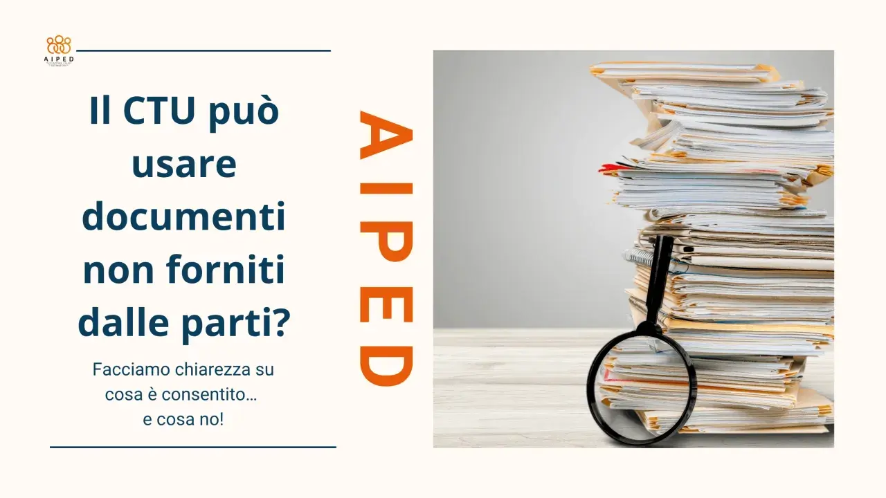 Il CTU può usare documenti non forniti dalle parti? Chiarimenti su cosa è consentito e cosa no, con un'immagine che simboleggia la ricerca nei fascicoli.