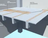Dettaglio costruttivo di un tetto in cemento armato con tegoli "TT", rete elettrosaldata e soletta collaborante. Pro e contro da valutare per la scelta.
