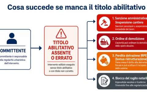 Lavori edili senza autorizzazione: sanzioni, demolizione, perdita bonus ristrutturazione e blocco rogito. Il committente è responsabile.