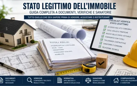 Guida completa allo stato legittimo dell'immobile: dove trovare la concessione edilizia e altri titoli.