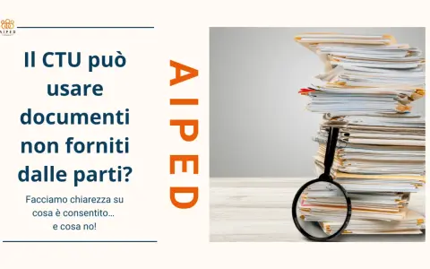 Il CTU può usare documenti non forniti dalle parti? Chiarimenti su cosa è consentito e cosa no, con un'immagine che simboleggia la ricerca nei fascicoli.
