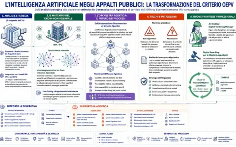 IA per la **centrale di committenza**: analisi strategica, matching know-how, automazione processi, gestione rischi e nuove frontiere professionali.