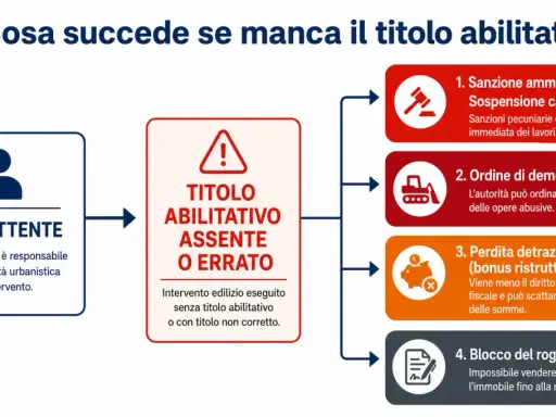 Lavori edili senza autorizzazione: sanzioni, demolizione, perdita bonus ristrutturazione e blocco rogito. Il committente è responsabile.