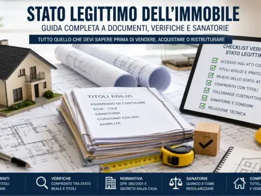 Guida completa allo stato legittimo dell'immobile: dove trovare la concessione edilizia e altri titoli.