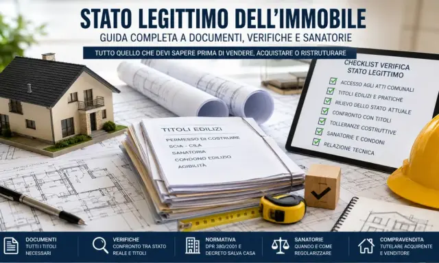 Guida completa allo stato legittimo dell'immobile: dove trovare la concessione edilizia e altri titoli.