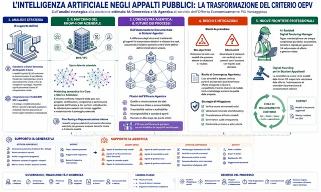 IA per la **centrale di committenza**: analisi strategica, matching know-how, automazione processi, gestione rischi e nuove frontiere professionali.